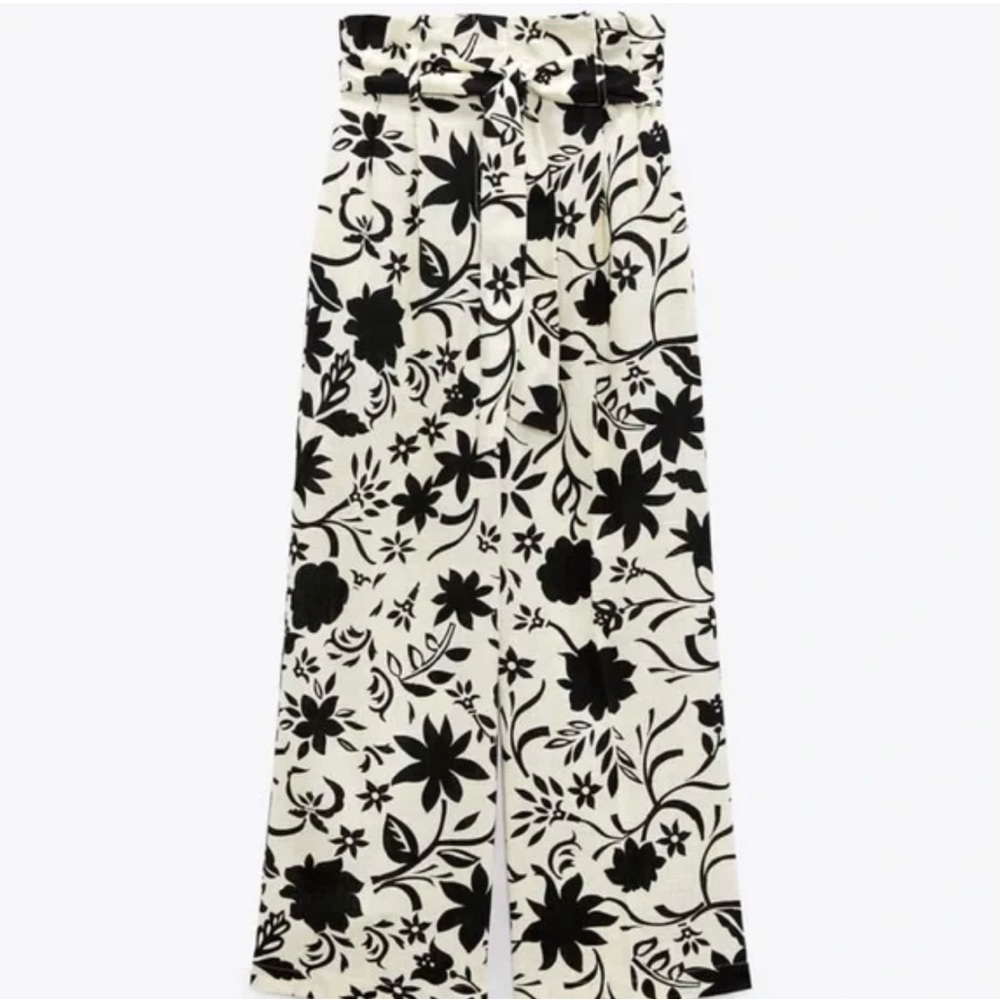 Zara belted pants